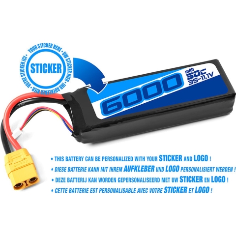 TRC Limited Edition Lipo 50c 2S 7.4V 5000mah met XT90 stekker