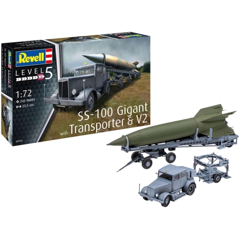 Revell 1/72 SS-100 Gigant with Transporter & V2