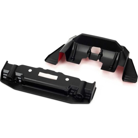 FELONY Painted Splitter And Diffuser Black/Red (ARA410008)