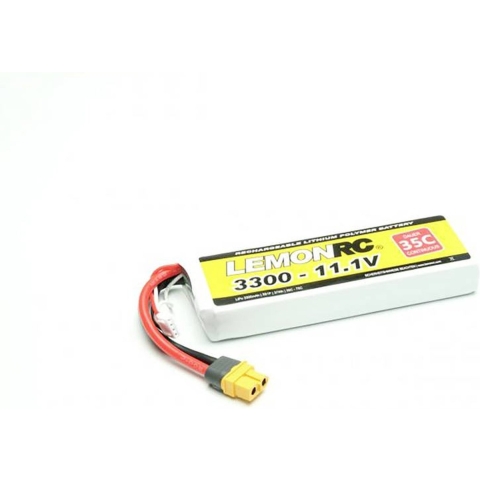 LemonRC LiPo accupack 11.1 V 3300 mAh Aantal cellen: 3 35 C Softcase XT60