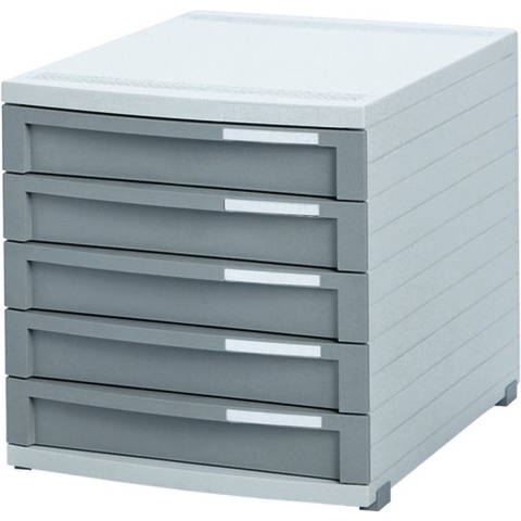 HAN CONTUR 1505-19 Ladebox Lichtgrijs DIN A4, DIN B4, DIN C4 Aantal lades: 5