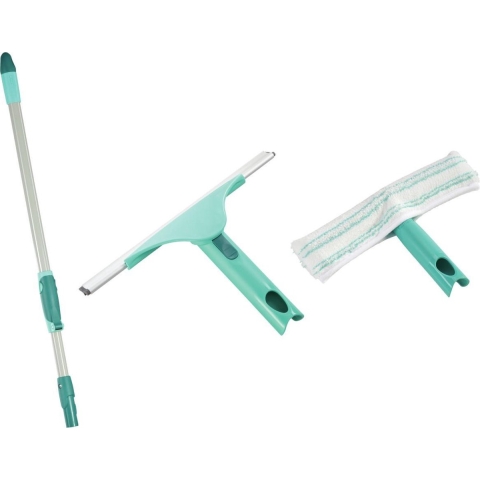 Leifheit 45552 3in1 Raamreiniging Set Groen