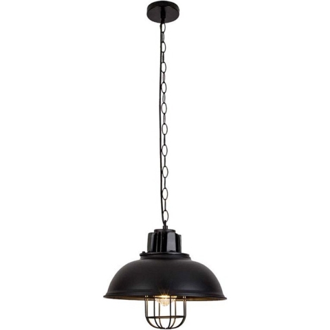 Homestyle Pro MK107-BB Industriële Hanglamp 33x26 cm Zwart/Metaal