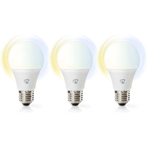 Nedis WIFILRW30E27 Smartlife Led Bulb Wi-fi E27 806 Lm 9 W Warm To Cool White Energieklasse: F Android™ / Ios Peer