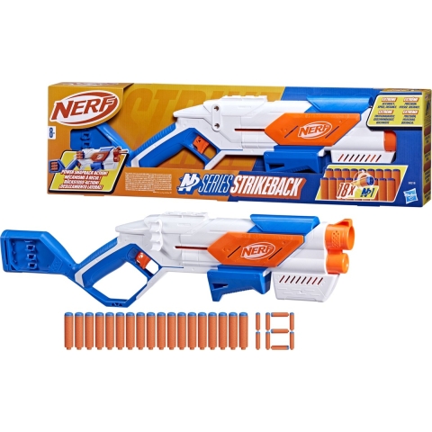 Nerf N Series Strikeback Blaster + 18 Darts