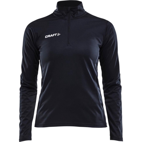 Craft 1905625 Progress Halfzip Tee LS W - Black/White - L