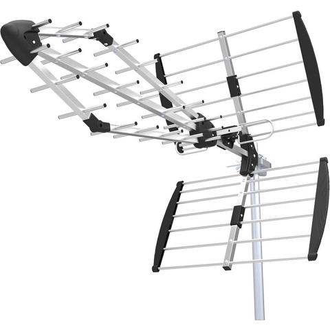 Nedis Buitenantenne | UHF | Ontvangstbereik: =50 km | LTE700 | Versterking: 13.5 dB | 75 Ohm | Antenne lengte: 1085 mm | ABS / Aluminium - ANOR1000ME