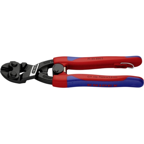 Knipex Boutensnijtang Cobolt 20ø gebogen kop - 71 22 200 T - 7122200T