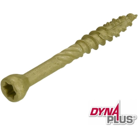 Dynaplus Vlonderschroef Xtreme Ar-Bronze Pk-60° +Snijpunt Torx TX25 5.0X80/42 | 200 stuks - 0283.08.42401
