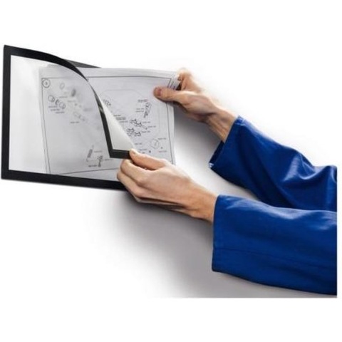 Durable Magneetkader | DIN A4 zwart | magneethoudend 2st./zak | 2 stuks in zak - 498501 498501