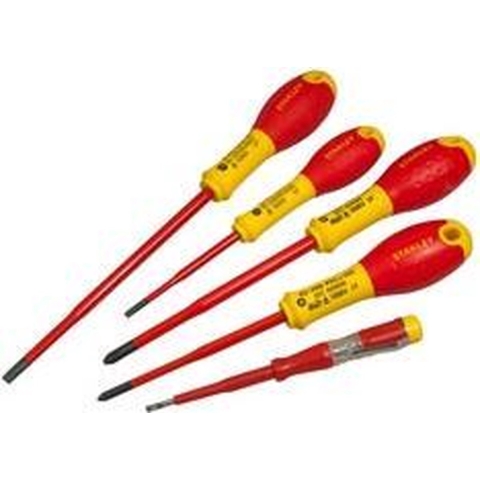 Stanley FatMax Pro VDE Schroevendraaierset 5-delig - PZ Smalle Tip - XTHT0-62693 - XTHT0-62693