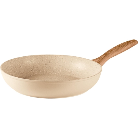 Sambonet Koekenpan Rock &apos;n&apos; Rose - Creme - ø 20 cm - standaard anti-aanbaklaag