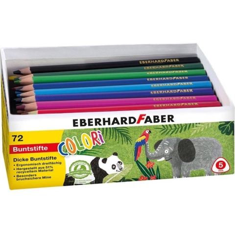 Eberhard Faber EF-511471 Jumbo Ergonomische Kleurpotloden 72 Stuks