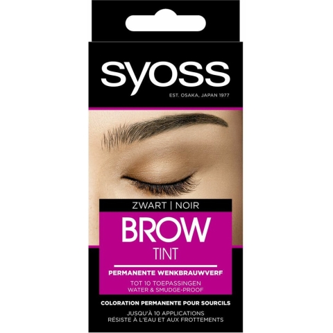 3x Syoss Browtint Zwart