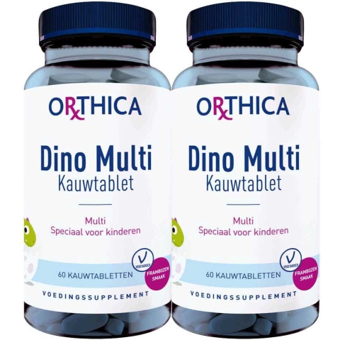 2x Orthica Dino Multi 60 kauwtabletten