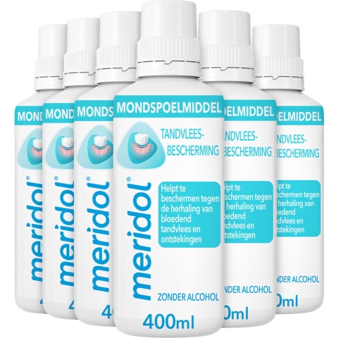 6x Meridol Mondspoeling Tandvleesbescherming 400 ml