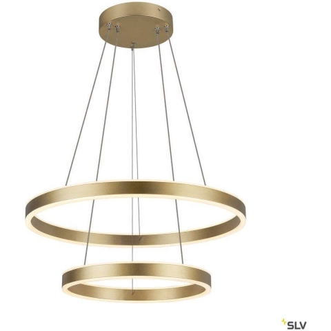 SLV ONE DOUBLE 1005178 LED-hanglamp LED vast ingebouwd 35 W Messing