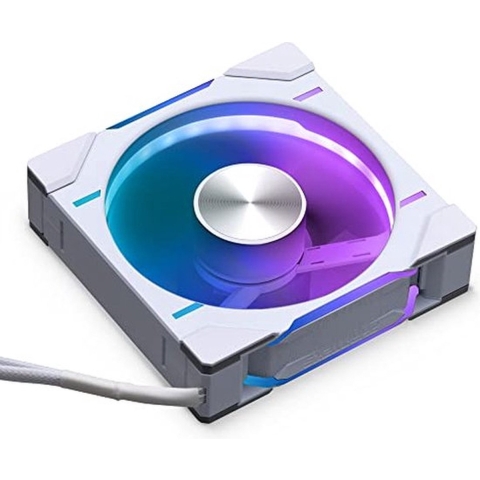 Phanteks D30 PWM Reverse Airflow D-RGB PC-ventilator Wit (b x h x d) 120 x 120 x 30 mm