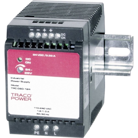 TracoPower TPC 080-112 DIN-rail netvoeding 12 V/DC 6 A 72 W Aantal uitgangen: 1 x Inhoud: 1 stuk(s)
