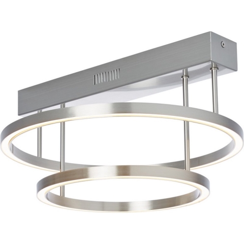 Brilliant G93448/68 Tunar LED-plafondlamp LED LED vast ingebouwd 30 W Nikkel