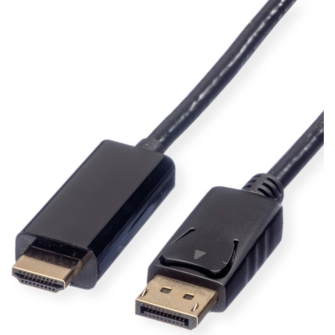ROLINE DisplayPort Kabel DP - UHDTV, M/M, zwart, 3 m