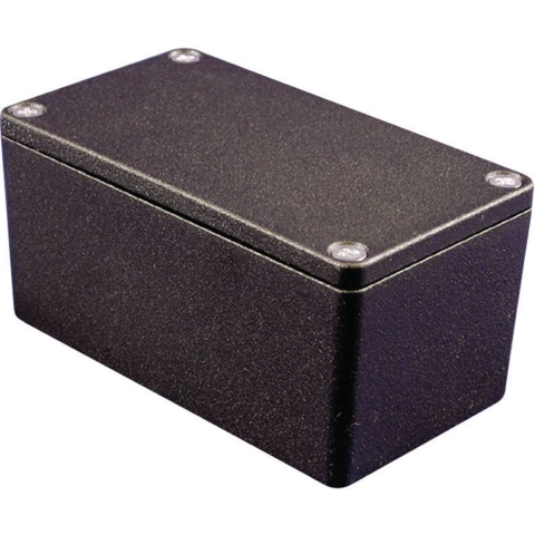 Hammond Electronics 1550Z115BK Universele behuizing Aluminium Zwart 1 stuk(s)