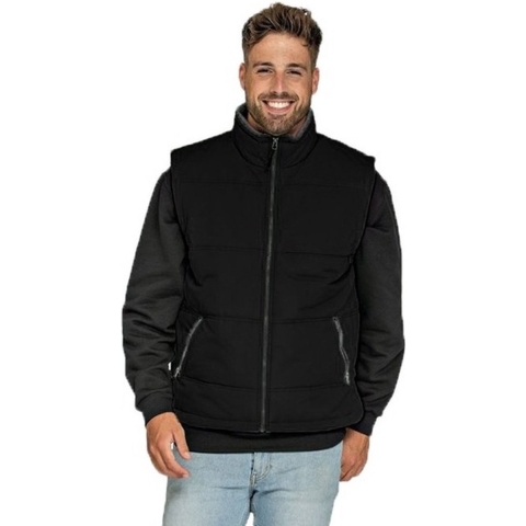Basic bodywarmer zwart voor heren M (38/50) -