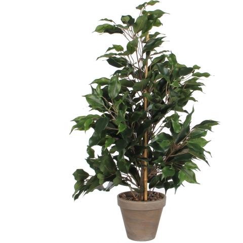 Groene tropische ficus kunstplant 65 cm voor binnen -