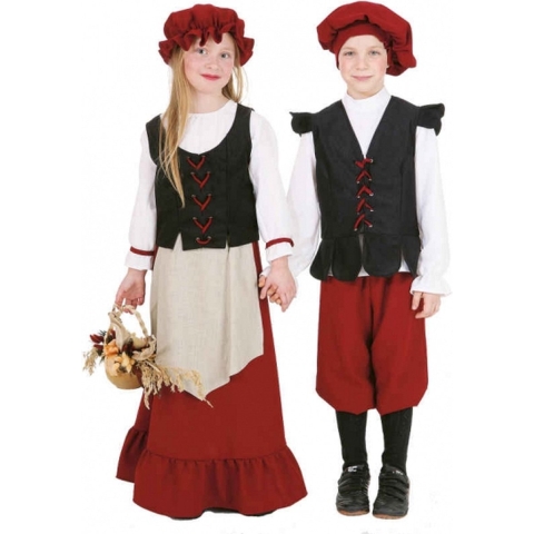 Middeleeuws jongens kostuum 152 -