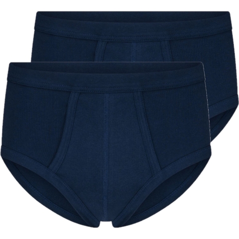 Beeren heren slip ondergoed katoen marine blauw klassiek 6-pack Maat M -