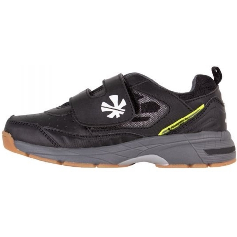 Reece 875215 Powerpitch Hockey Shoe Indoor - Black-Neon Yellow - 32