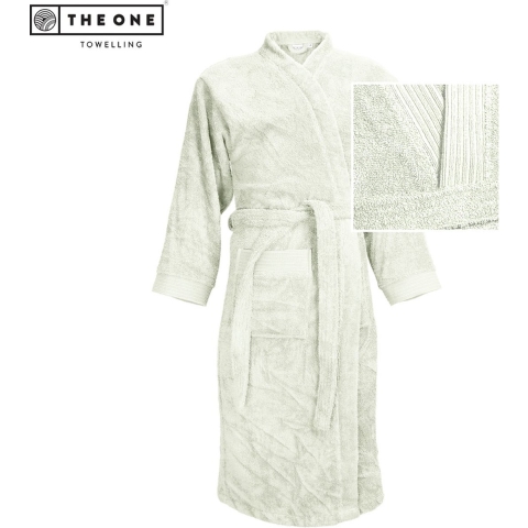 The One Towelling TH1030 Classic Bathrobe - Ivory Cream - XXL/3XL