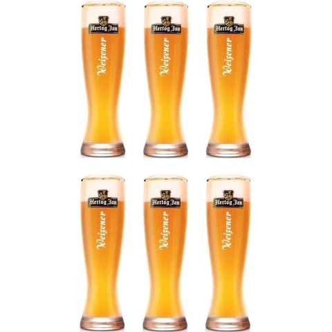 Hertog Jan Bierglazen Weizen - 300 ml - 6 stuks