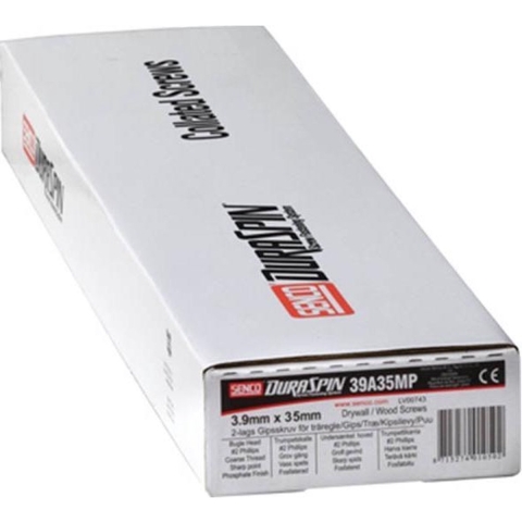 Senco Gipsplaatschroeven fijne draad 3,9 X 45 mm gefosfateerd - 39B45MP