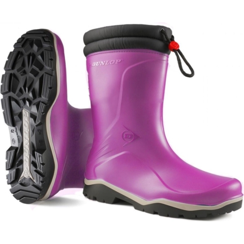 Dunlop K374061 Blizzard Kinderlaars gevoerd PVC Roze/Grijs/Zwart - Maat 33 - 00.032.005.33