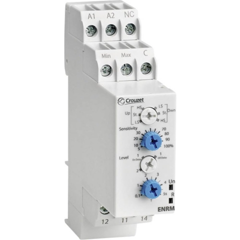 Crouzet ENRM Bewakingsrelais 24 V/DC, 24 V/AC, 240 V/DC, 240 V/AC 1x wisselcontact Niveaubewaking 1 stuk(s)