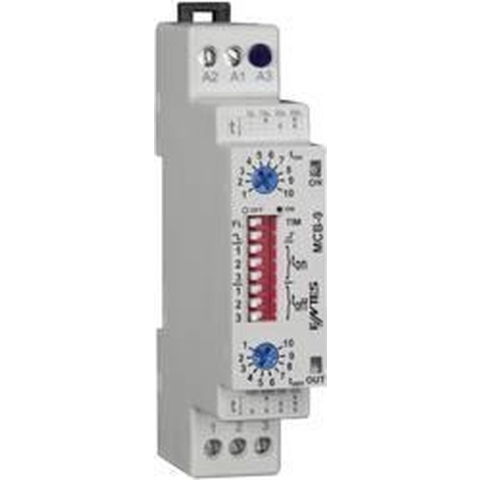 ENTES 101585 MCB-9 Tijdrelais Multifunctioneel 24 V/DC, 24 V/AC, 230 V/AC 1 stuk(s) Tijdsduur: 0.1 s - 30 h 1x wisselcontact