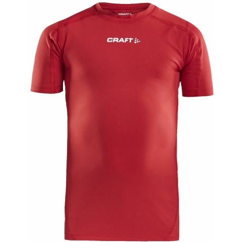 Craft 1906859 Pro Control Compression Tee JR - Bright Red - 158/164