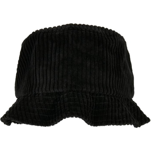 Flexfit FX5003BC Big Corduroy Bucket Hat - Black - One Size