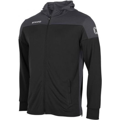 Stanno 408014K Pride Full Zip Hooded Kids - Black-Anthracite - 128