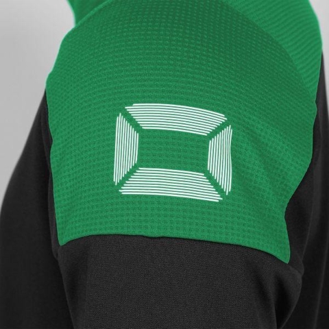 Stanno 408015 Pride 1/4 Zip Top - Black-Green - M