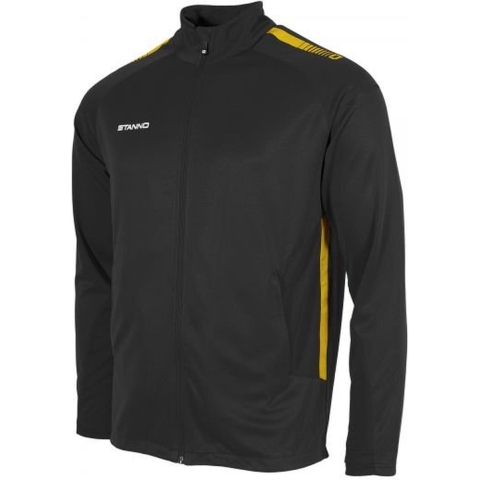 Stanno 408025 First Full Zip Top - Black-Yellow - S