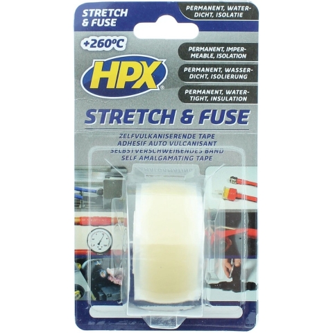 HPX Stretch & Fuse zelfvulkaniserende tape | Transparant |25mm x 3m - SI2503 | 6 stuks SI2503