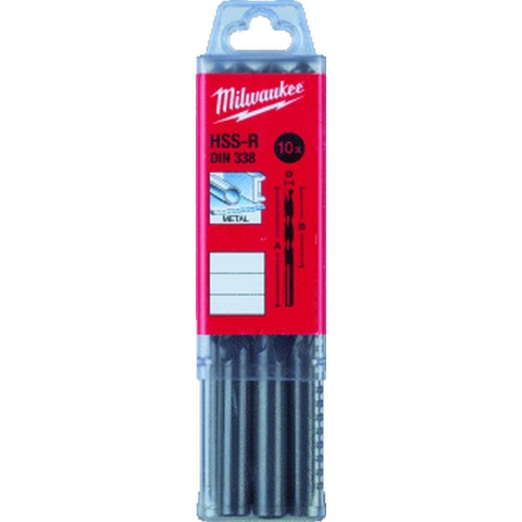 Milwaukee Accessoires SDS-plus hamerboor, MS2, 10 x 160 mm (10 stuks) NEW MS2 - 4932371708