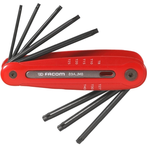 Facom 89.jm torx®-inbussleutels in beugel - 89A.JM8