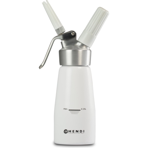 Hendi Slagroomspuit Wit 250 ml