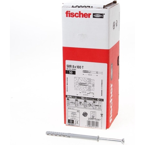 Fischer SXR 8 x 100 T Constructie plug 100 mm 8 mm 503001 50 stuk(s)