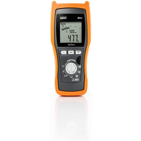 HT Instruments M70 Isolatiemeter 250 V, 500 V, 1000 V 4 GΩ