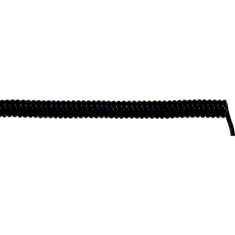 LAPP 73220258 Spiraalkabel UNITRONIC® SPIRAL 1200 mm / 1600 mm 5 x 0.25 mm² Zwart 1 stuk(s)