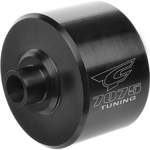 Team Corally - Xtreme Diff Case - 35mm - Aluminium 7075 - Hard Anodised - Black - Center - Made in Italy - 1 pc